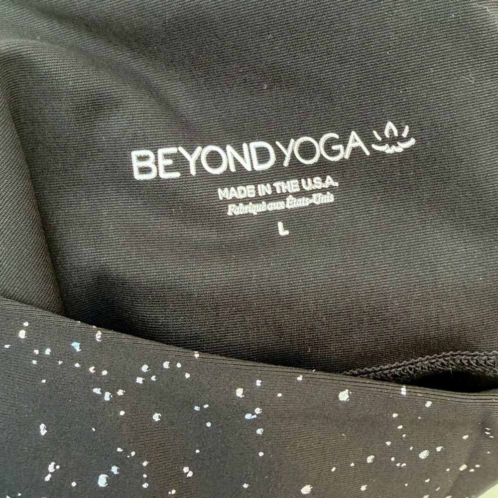 Beyond Yoga Alloy Ombre High Waisted Midi Legging Iridescent Speckled, SZ L 👽 - Picture 6 of 8
